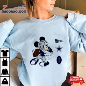 Mickey Mouse Player Dallas Cowboys Disney Football Tshirt