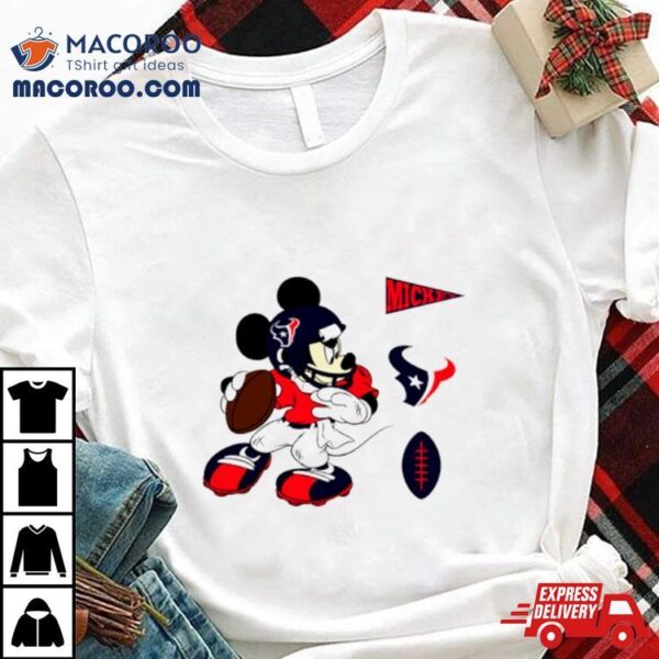 Mickey Mouse Player Houston Texans Disney Football Shirt