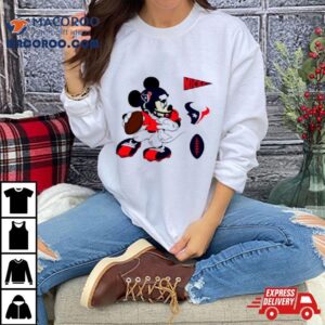 Mickey Mouse Player Houston Texans Disney Football Tshirt