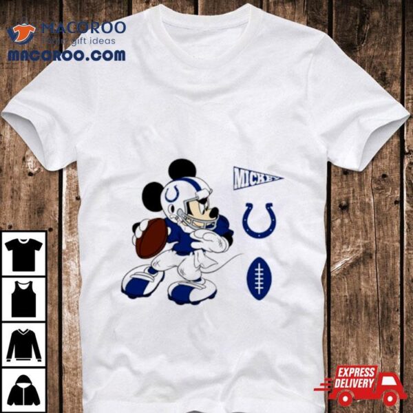 Mickey Mouse Player Indianapolis Colts Disney Football Shirt
