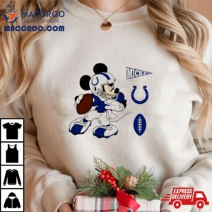 Mickey Mouse Player Indianapolis Colts Disney Football Tshirt