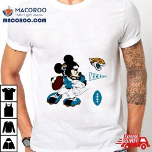 Mickey Mouse Player Jacksonville Jaguars Disney Football Tshirt