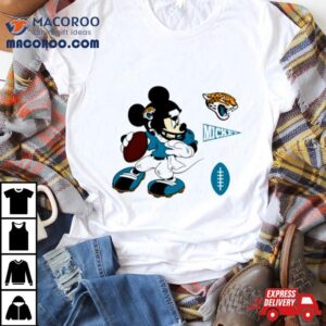 Mickey Mouse Player Jacksonville Jaguars Disney Football Tshirt