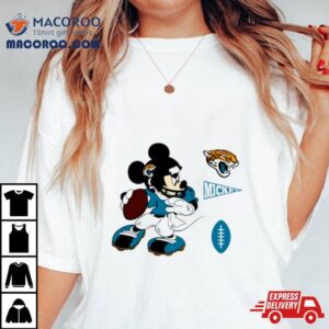 Mickey Mouse Player Jacksonville Jaguars Disney Football Tshirt