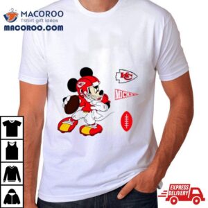 Mickey Mouse Player Kansas City Chiefs Disney Football Tshirt