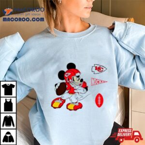 Mickey Mouse Player Kansas City Chiefs Disney Football Tshirt