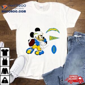 Mickey Mouse Player Los Angeles Chargers Disney Football Shirt