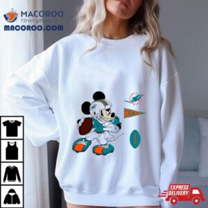 Mickey Mouse Player Miami Dolphins Disney Football Shirt
