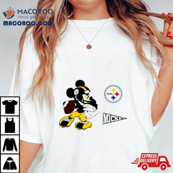 Mickey Mouse Player Pittsburgh Steelers Disney Football Shirt