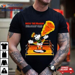 Mickey Mouse Ricky The Dragon Steamboat Willie Tshirt