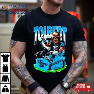 Mike Tolbert Player Cartoon Signature Tshirt