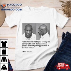 Mike Tyson Social Media Quotes Tshirt
