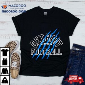 Monstars Detroit Football Scratches Lions Tshirt