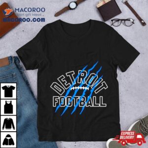 Monstars Detroit Football Scratches Lions Tshirt