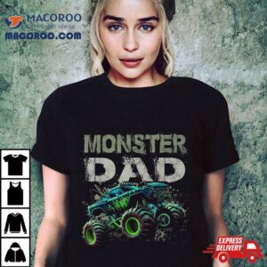 Monster Truck Dad Family Matching Lovers Tshirt