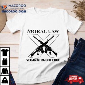 Moral Law Vegan Straight Edge Tshirt