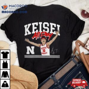 Nebraska Basketball Keisei Tominaga All Day Nebraska Cornhuskers S Tshirt