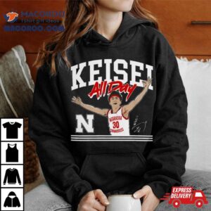 Nebraska Basketball Keisei Tominaga All Day Nebraska Cornhuskers S Tshirt