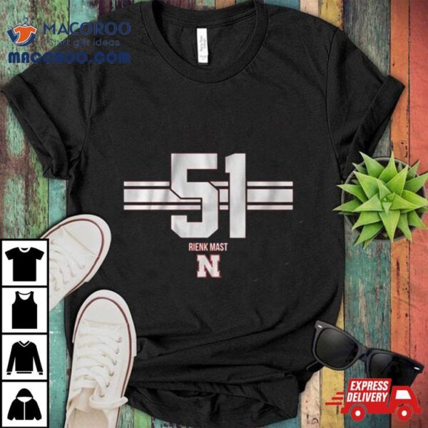 Nebraska Basketball Rienk Mast 51 Shirt