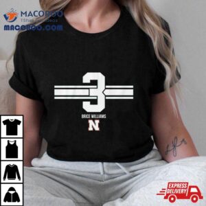 Nebraska Cornhuskers Brice Williams 3 Shirt