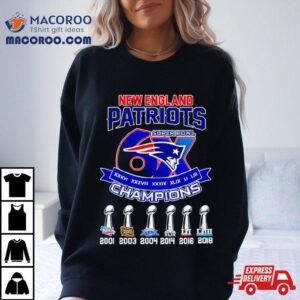 New England Patriots X Super Bowl Champions Tshirt