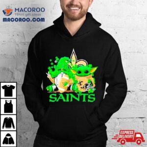 New Orleans Saints Baby Yoda Happy St Patrick Rsquo S Day Shamrock Tshirt