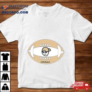 New Orleans Saints Football Lifesucx Angry Guy Tshirt