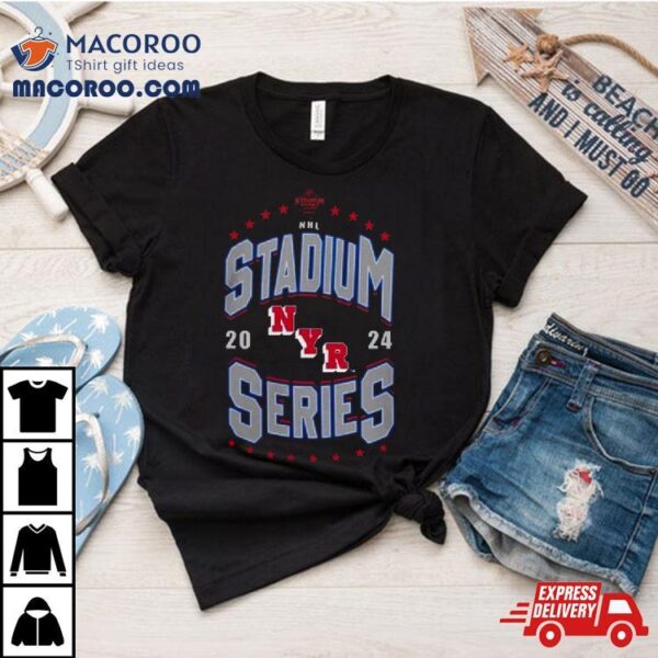 New York Rangers Women’s Wear 2024 Nhl Stadium Series Boyfriend T Shirts