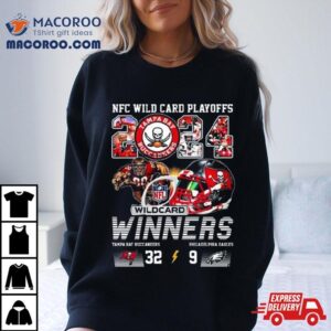 Nfc Wild Card Playoffs Winners Tampa Bay Buccaneers Philadelphia Eagles Mascot Tshirt