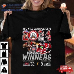 Nfc Wild Card Playoffs Winners Tampa Bay Buccaneers Philadelphia Eagles Mascot Tshirt