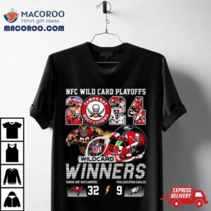 Nfc Wild Card Playoffs Winners Tampa Bay Buccaneers Philadelphia Eagles Mascot Tshirt