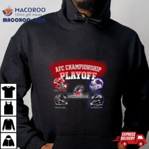 Nfl Playoff Season These Are The Four Head To Head Helmet Afc Championship Tshirt