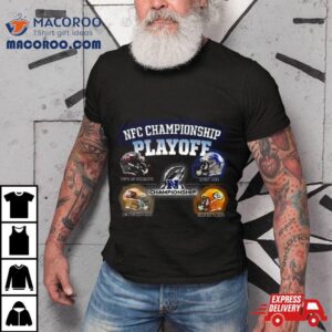 Nfl Playoff Season These Are The Four Head To Head Helmet Nfc Championship Tshirt