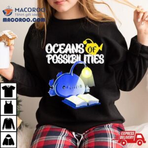 Oceans Of Possibilities Summer Reading Anglerfish Tshirt