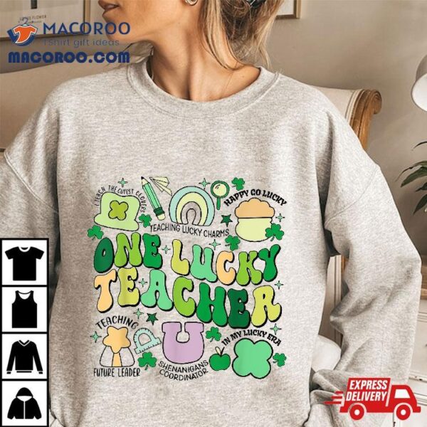 One Lucky Teacher St. Patrick’s Day Irish Era Shirt