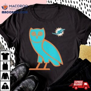 Ovo X Nfl Miami Dolphins Og Owl S Tshirt