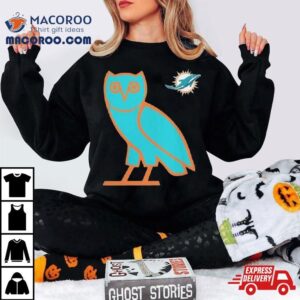 Ovo X Nfl Miami Dolphins Og Owl S Tshirt