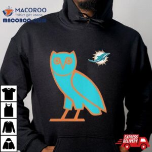 Ovo X Nfl Miami Dolphins Og Owl S Tshirt