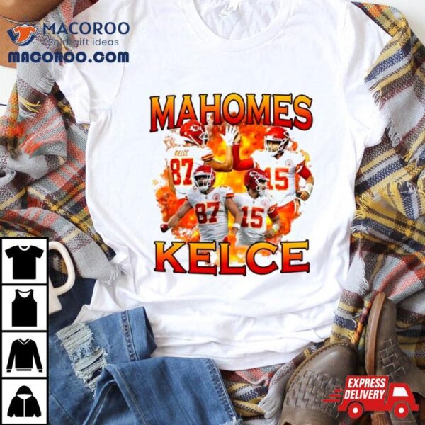 Patrick Mahomes And Travis Kelce Kansas City Chiefs Players Shirt