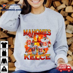 Patrick Mahomes And Travis Kelce Kansas City Chiefs Players Shirt