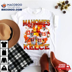 Patrick Mahomes And Travis Kelce Kansas City Chiefs Players Tshirt