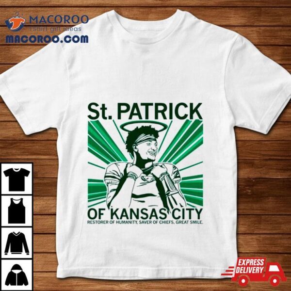 Patrick Mahomes St Patrick Of Kansas City Shirt