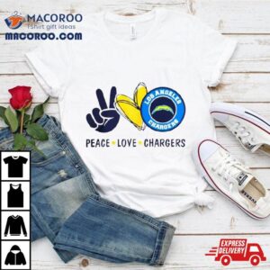 Peace Love Los Angeles Chargers Logo 2024 Shirt