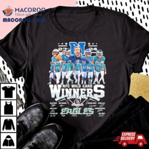 Philadelphia Eagles 2024 Nfc Wild Card Winners Ealges Signatures T Shirt