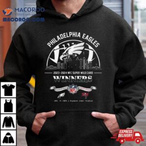 Philadelphia Eagles Winners Season Nfc Super Wild Card Nfl Divisional Skyline January Raymond James Stadium Tshirt