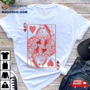 Pink Queen Of Hearts Valentine S Mothers Day Tshirt