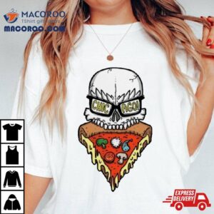 Pizza The Gathering Chicago Skull Tshirt