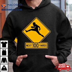 Quarterback Crossing Next 100 Yards T Shirt