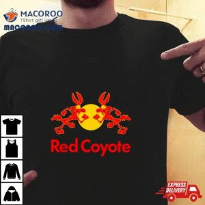 Red Coyote Gives You Acme Brand Wings Funny Logo Tshirt