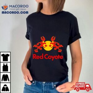 Red Coyote Gives You Acme Brand Wings Funny Logo Tshirt